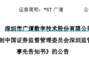 八夫坐镇顶格重罚！*ST广道实控人被终身市场禁入